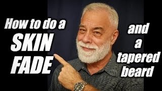 How to do a skin fade and tapered beard [upl. by Annekcm626]