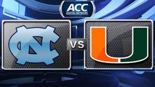 North Carolina vs Miami Highlights  2012 [upl. by Garzon441]