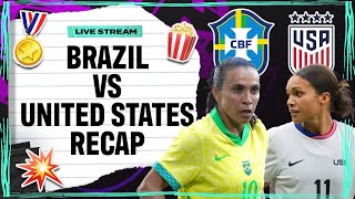 USA defeats Brazil wins Olympic Gold  Reaction amp Recap  Attacking Third [upl. by Martijn]