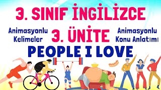 3 SINIF İNGİLİZCE 3 Ünite Kelimeleri Konu Anlatımı [upl. by Airdnaed]