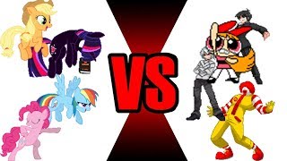 New Mugen HD  Team Nightmare Sparkle 1P vs Team Blossom 1P [upl. by Frederigo341]