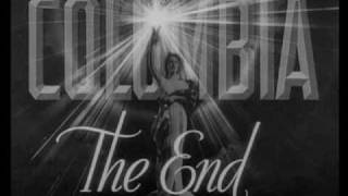 Columbia Pictures Logo a 1937 Closing quotThe Endquot Variant [upl. by Annat]