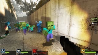 ¡EL APOCALIPSIS ZOMBIE YA ESTÁ AQUÍ 😱😰MINECRAFT EN LEFT 4 DEAD 2 ROLEPLAY EL APOCALIPSIS PARTE 1 [upl. by Belicia]