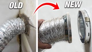 How To Make Your Dryer Vent To A QUICK Disconnect For EASY Maintenance DIY [upl. by Nayd42]