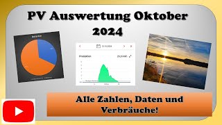 PV Auswertung  Oktober 2024 [upl. by Carney]