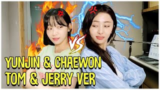 LE SSERAFIM Yunjin And Chaewon Tom and Jerry Ver [upl. by Thain552]