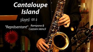 Cantaloupe Island  Herbie Hancock Cover  saxophone Repräsentant Rampone amp Cazzani stencil [upl. by Neelyahs]