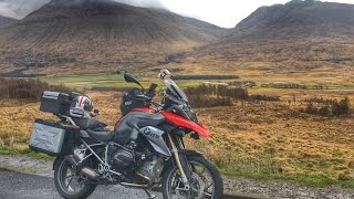 Scotland by BMW R1200GS Part 1  Loch Lomond to Glencoe on the North Coast 500 [upl. by Ailee]