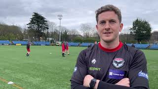 INTERVIEW  Ste Whitley  FC Isle of Man vs Wythenshawe Town [upl. by Northington]