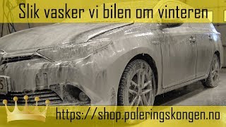 Slik vasker du bilen om vinteren [upl. by Mcdougall]