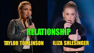 Iliza Shlesinger vs Taylor Tomlinson talk about RELATIONSHIP [upl. by Frazier]