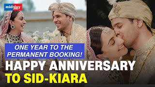 Sidharth Malhotra amp Kiara Advani Celebrate Their First Wedding Anniversary [upl. by Doowron]