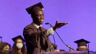 Valedictory Speech 2022  Lemar Archer  Emerson College  School of the Arts [upl. by Haimarej]