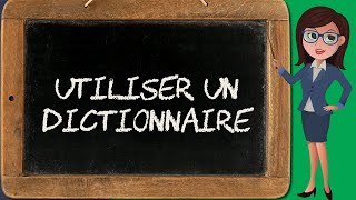 Recherche 1 – Utiliser un dictionnaire de langue française [upl. by Auhsej]