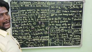 NMR spectroscopy Part III Bohr Frequency Condition  Nuclear Spin Flipping [upl. by Crowley318]