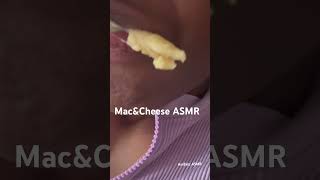 Stringy MacampCheese ASMR🤤🧀 asmr asmrsounds eating mukbang subscribe [upl. by Valenza749]