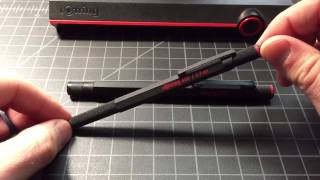 Rotring 600 mechanical pencil review Original Old Style 09mm [upl. by Manville]