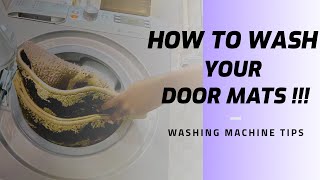 How to wash Rugs and Door mats Using a Washing Machine [upl. by Zosima741]