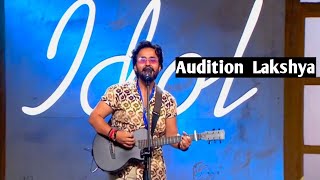 Lakshya performance Indian Idol season 15  ऐसा गए देंगे कभी कोई सोचा नहीं था reactionvideo [upl. by Nahshon]