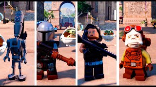 All Mandalorian DLC Characters Pack In LEGO Star Wars The Skywalker Saga [upl. by Nayk467]