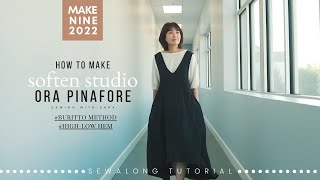 Ora Pinafore by Soften Studio  Sew Along Tutorial from Sewing Thereapy [upl. by Iinden]