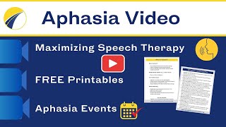 Maximizing Your Speech Therapy for Aphasia Recovery 18 5424 [upl. by Adnamal]