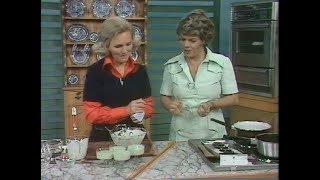 Mary Berry  Cooking Retro Style  How to make a Gooseberry Fool  Good Afternoon  1975 [upl. by Devondra881]