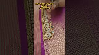 hosur embroidery aariclasseshosur aariclassnearme bridalblousedesignideas [upl. by Eelimaj260]