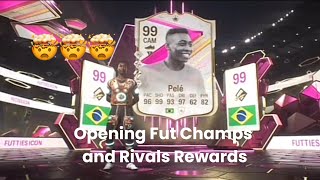 Opening My FUT CHAMPS And Division Rivals Rewards During Futties in EAFC 24 [upl. by Bogosian]