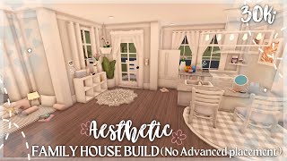 30K BLOXBURG AESTHETIC FAMILY HOUSE BUID 2STORY NO ADVANCED PLACEMENT [upl. by Tenenbaum773]