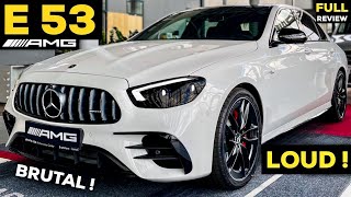 2022 MERCEDES E53 AMG Sedan BRUTAL Exhaust SOUND FULL InDepth Review Exterior Interior Infotainment [upl. by Ffirahs58]