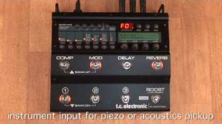 TC Electronic GNatural Acoustic Guitar Processor [upl. by Dnalsor]