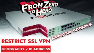 How to Restrict SSL VPN Connection from Country or IP Address  SSL VPN SECURITY [upl. by Muslim317]