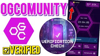 OGCOMUNITY  ✅ VERIFICACIÓN DE CUENTAS  CHECA AHORA ogcommunity verified check verification [upl. by Giliana]