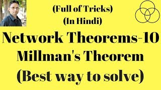 Millmans Theorem Network Analysis44 by SAHAV SINGH YADAV [upl. by Karolina]