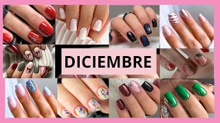 Uñas para DICIEMBRE 2024IDEAS FÁCILES para uñas cortas [upl. by Halimaj367]