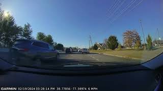 GLENKIRK road dash cam video ending towards intersection [upl. by Yerga]