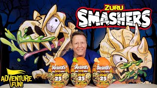 Zuru Smashers Series 3 Epic Dino Egg 25 Surprises TRex Dinosaur amp More AdventureFun Toy review [upl. by Devitt638]