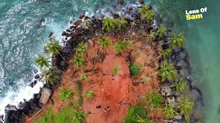 Mirissa Beach Sri Lanka Shot with DJI Mini 4K [upl. by Pentheas855]