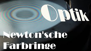 Physik LF  Video Optik11 Interferenz an dünnen Schichten 2  Newtonsche Ringe [upl. by Cob]