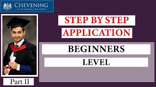 How to Apply for Chevening Award and Create Account for Beginners Part 02 [upl. by Llevart619]