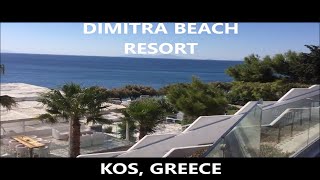 Dimitra Beach Resort at Agios Fokas Kos Greece  Yoga with Stunning view of the Aegean Sea [upl. by Good]