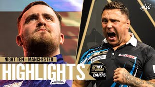 NINEDART MADNESS IN MANCHESTER Night Ten Highlights  2024 BetMGM Premier League [upl. by Aikahs]