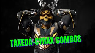 Mortal Kombat 1 Takeda amp Cyrax Combos [upl. by Harald881]