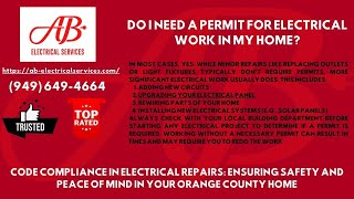 Do I need a permit for electrical work in my home [upl. by Katinka]