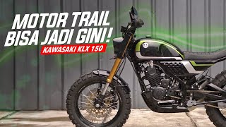 Custom KLX 150 Jadi Scrambler AtenxKatros [upl. by Clintock645]