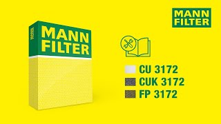 How to change a cabin air filter by MANNFILTER  CU 3172  CUK 3172  FP 3172 [upl. by Cousins]