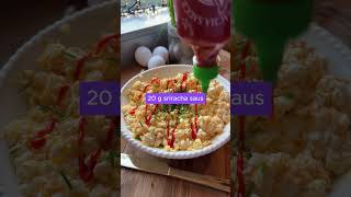 Zelfgemaakt Broodje Spicy Eiersalade 🍗 17 g eiwit shorts [upl. by Angele]