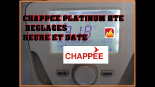 Comment régler une chaudière Chappee Platinium heure et date [upl. by Nylanna]