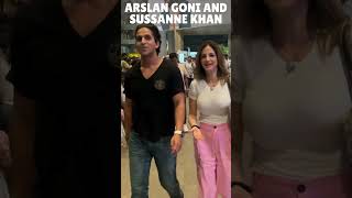 Arslan Goni and Sussanne Khan spotted at Airport arrivals arslangoni sussannekhan [upl. by Yrennalf122]